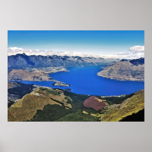 Poster Wakatipu de Ben Lomond (Devant)