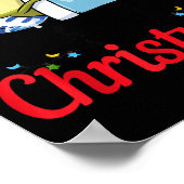 Poster Wake Me Up When It's Christmas Cute Frog Animal Sl (Coin)