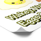Poster wakey wakey oeufs n bakey (Coin)
