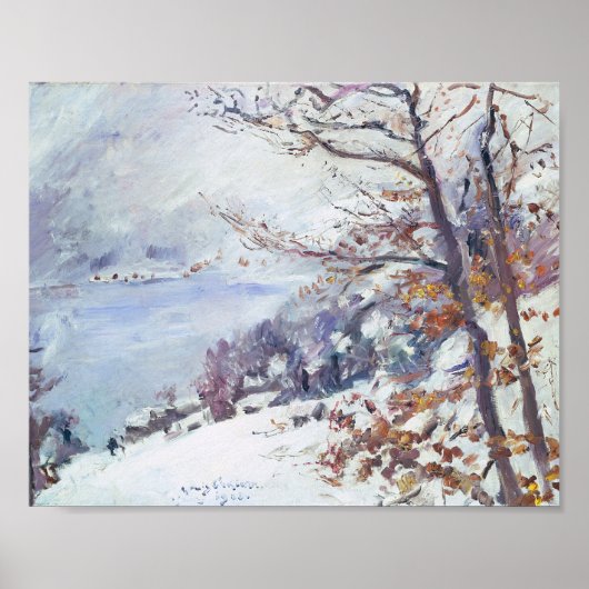 Poster Walchensee en hiver | Lovis Corinth (Devant)