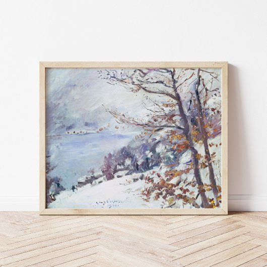Poster Walchensee en hiver | Lovis Corinth