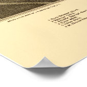 Poster Walden, NY Carte panoramique - 1887 (Coin)