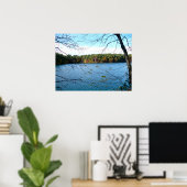 Poster Walden Pond à l'automne (Bureau à domicile)