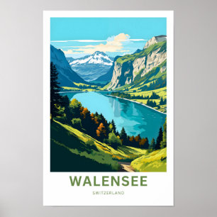 Poster Walensee Suisse Imprimer