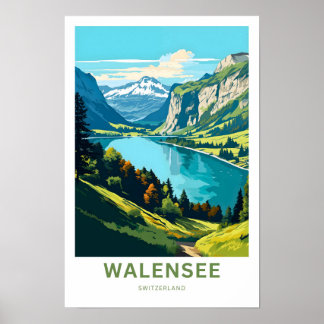 Poster Walensee Suisse Imprimer