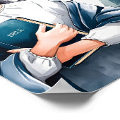 Poster Walk By Faith - Christian Wall Art for Women (Coin)