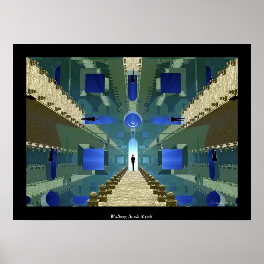 Poster Walking Beside Myself (Devant)