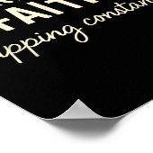 Poster Walking By Faith Tripng Constantly (Coin)