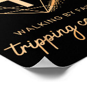 Poster Walking By Faith Tripng Constantly Cross Christian (Coin)