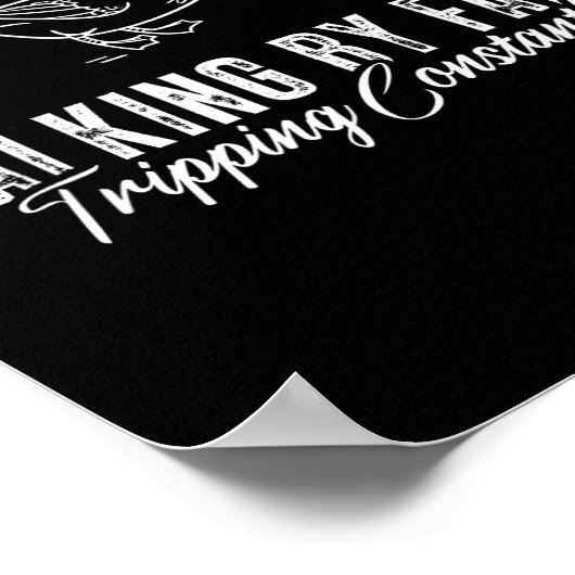 Poster Walking By Faith Tripng Constantly Funny Christian (Coin)