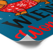 Poster Walking In Weiner Wonderland Mini Dachshund Christ (Coin)