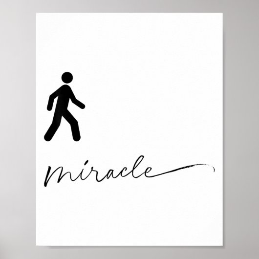 Poster Walking Miracle Apparel (Devant)