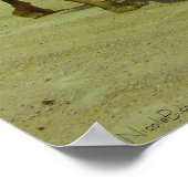 Poster Walking the long road - camels on Failaka island (Coin)