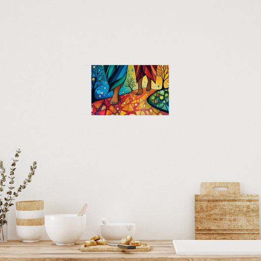 Poster Walking with Jesus (Cuisine)