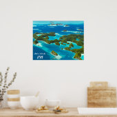 Poster Wall Art Belau Îles 1783 (Cuisine)