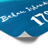 Poster Wall Art Belau Îles 1783 (Coin)