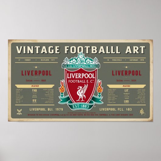 Poster Wall Art Liverpool (Devant)