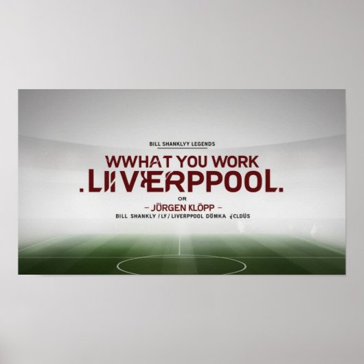 Poster Wall Art Liverpool (Devant)