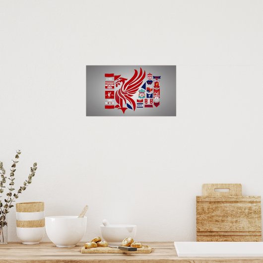 Poster Wall Art Liverpool (Cuisine)
