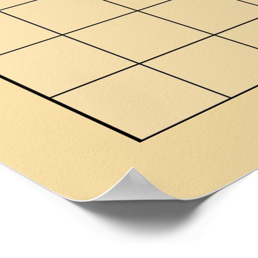 Poster Wall Go Game Board (19x19) (Vers 2) (Coin)