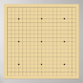 Poster Wall Go Game Board (19x19) (Vers 2) (Devant)