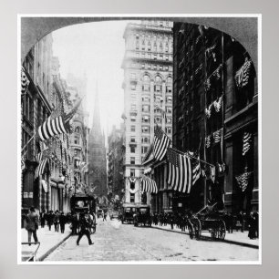 Poster Wall Street 1900