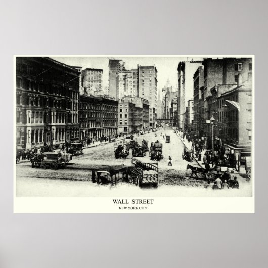 Poster Wall Street 1900 (Devant)