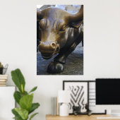 Poster Wall Street Bull (Bureau à domicile)