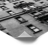 Poster Wall Street Noir et Blanc (Coin)