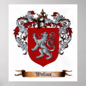 Poster Wallace Bouclier des armoiries (Devant)