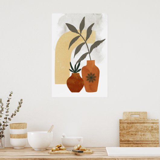 Poster Wallart, Décor de maison, Art du boho, Chambre à c (Cuisine)