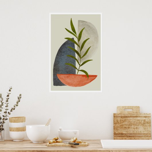 Poster Wallart, Décor de maison, Art du boho, Chambre à c (Cuisine)