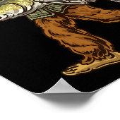 Poster Walleye Fishing Sauger Chasse Bigfoot Pêcheurs (Coin)