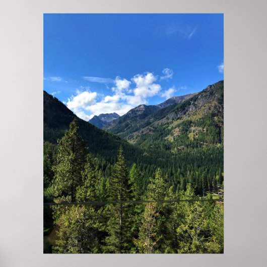 Poster Wallowa mountains (Devant)