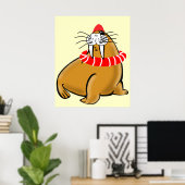 Poster Wally The Walrus Va Nager (Bureau à domicile)