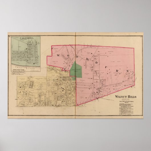 Poster Walnut Hills, Ohio (Devant)