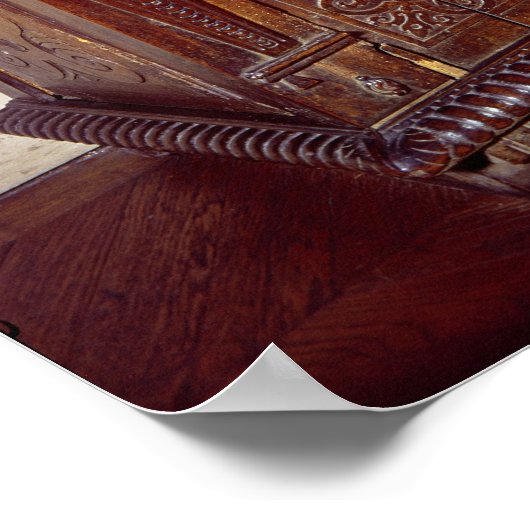 Poster Walnut Sideboard, Lyonnais School (Coin)