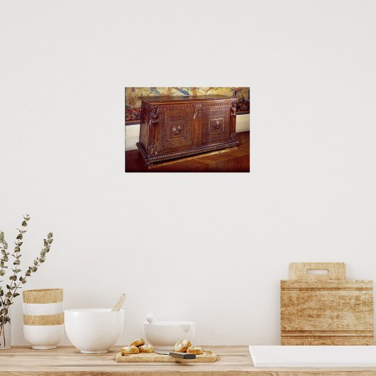 Poster Walnut Sideboard, Lyonnais School (Cuisine)