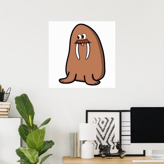 Poster Walrus. (Bureau à domicile)
