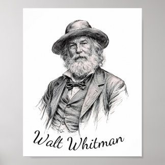 Poster Walt Whitman