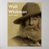 Poster Walt Whitman (Devant)