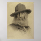 Poster Walt Whitman : Le bon poète gris (Devant)