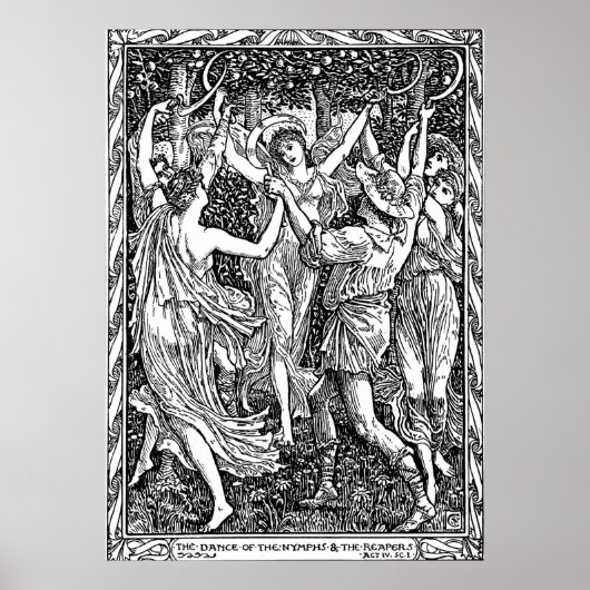 POSTER WALTER CRANE (Devant)