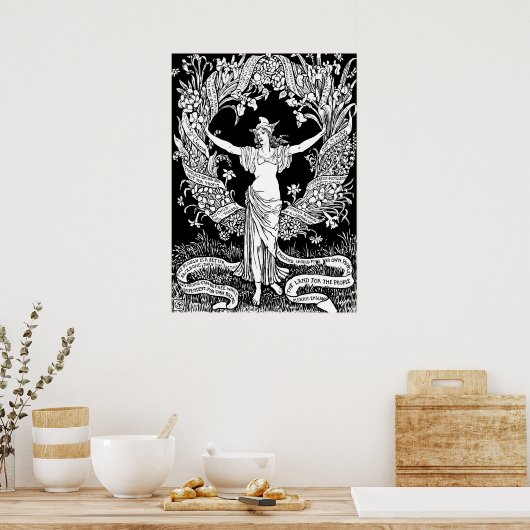 POSTER WALTER CRANE (Cuisine)