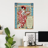 Poster Walter Crane Columbia's Courtship États-Unis (Bureau à domicile)