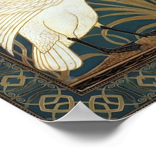 Poster Walter Crane Swan (Coin)