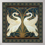 Poster Walter Crane Swan (Devant)