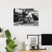 Poster Walter Davidson, co-fondateur de 1908 (Bureau à domicile)