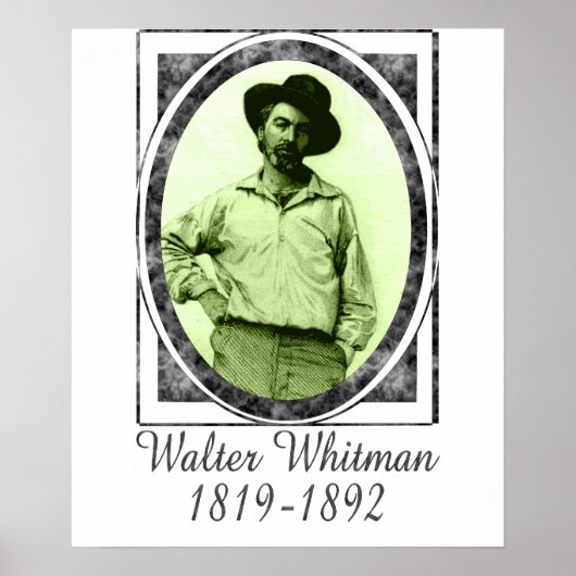 Poster Walter Whitman (Devant)