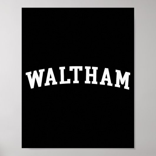 Poster Waltham (Devant)